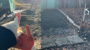 Парковка из асфальтовой крошки))