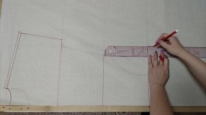 Домашний халат на молнии. Перенос выкройки на кальку