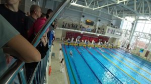 151125 100м спина Панасенко Рома 2015 1д 1м56сек 3юн Гусев Андрей 2014 4д 1м42сек 2юн