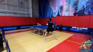 Гребнев Матвей - Цыганков Егор МОСКВА КЧР лига Д Турнир по настольному теннису