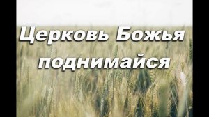 ЦЕРКОВЬ БОЖЬЯ ПОДНИМАЙСЯ