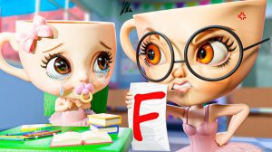 BABY BALLERINA CAPUCHINA at SCHOOL!