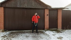 Разминка с цепью синъи кунг-фу весом 4.5 кг в деревне