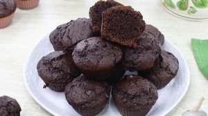 Идеальная десертная выпечка покоряет с первого укуса! ШОКОЛАДНЫЕ МАФФИНЫ