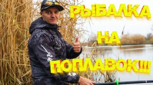 РЫБАЛКА на ПОПЛАВОК 💪 Ловля ТАРАНИ в ноябре 👍👍👍