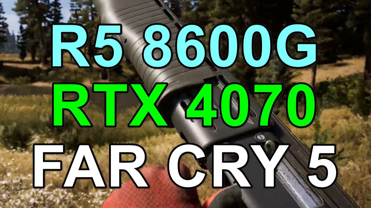RYZEN 5 8600G + RTX 4070 12GB в FAR CRY 5 FHD