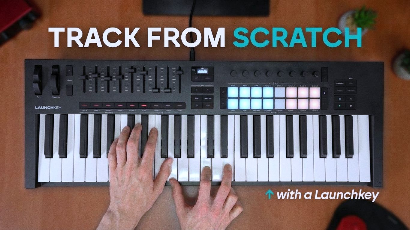 Novation Launchkey: Making Track from Scratch