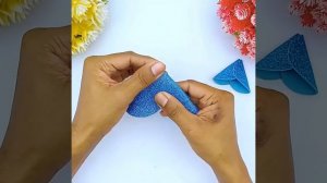 Елочки из глиттерного фоамирана🎄