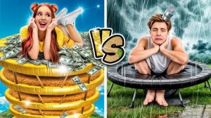 ВЛАД А4 - БОГАТЫЙ vs БЕДНЫЙ БАТУТ !