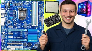СБОРКА ПК НА МАТЕРИНСКОЙ ПЛАТЕ ГИГАБАЙТ! ga-z77-d3h rev. 1.2 atx С ПРОЦЕССОРОМ INTEL 3770 |  ИНТЕЛ