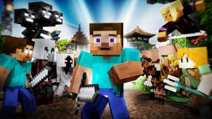 Стив против перевернутой реальности - жизнь Алекса и Стива (Майнкрафт анимация)