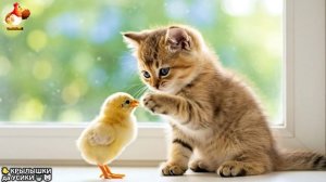 Утята и Цыплята - Кошки и котята, Собаки и щенята (312) Хвостики да Усики ❣️