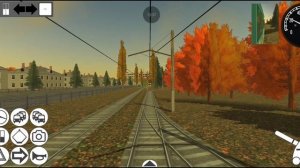 Micro-Tram Simulator. Стандартная карта. Поездка по маршруту №1К