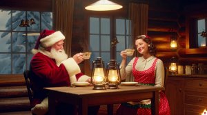 Рождественский ретро-драйв 50-х