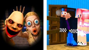 🚪СТРАШНЫЕ СОСЕДИ ЖДУТ НАС ЗА ДВЕРЬЮ В МАЙНКРАФТ! ШЕДИ И ЛЕСКА MINECRAFT