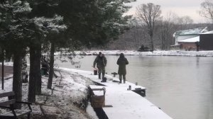 поимка форели на блесну