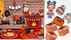 Тока Бока 🌸 создаем осенний дом / обустраиваем комнату