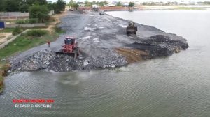 Отсыпка дороги, длиной 70 метров, соединённой с общественной трассой.