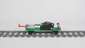 Тест скорости поезда LEGO с вентилятором!