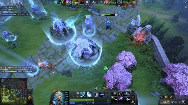 Zeus средняя линия vs Tidehunter туплю за зевса