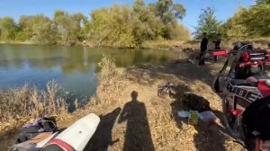 ЖЕСТКОЕ ПАДЕНИЕ НА ПИТБАЙКЕ! РЫБАЛКА С ДРУЗЬЯМИ ПОШЛА НЕ ПО ПЛАНУ…