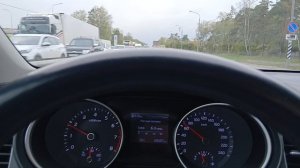 Еду по горьковскому шоссе на новом автомобиле Kia ceed sw 2021