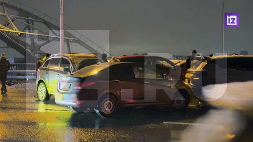 Массовое ДТП произошло на юго-востоке МКАД из-за гололеда