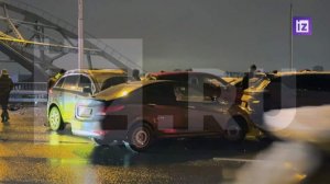 Массовое ДТП произошло на юго-востоке МКАД из-за гололеда