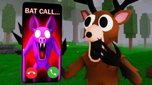 Летучая мышь зовёт оленей в игре «99 ночей в лесу» в Roblox! Анимация Роблокс