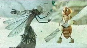 Басня Стрекоза и муравей