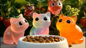 АСМР 10-минутный ASMR с желейными котами | Расслабляющая история и приятные моменты