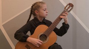 XI СПБ конкурс им.Тарреги. Жлоба Варвара, Carcassi Op.60 7 этюд