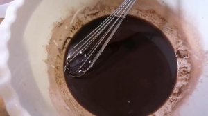 Пирог с какао без яиц.