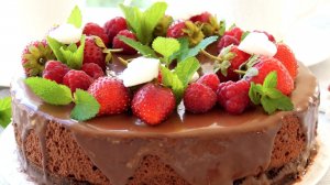 Воздушный шоколадный торт. Без выпечки.