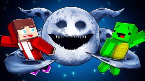 Смогут ли Джей Джей и Майки пережить ПРОБУЖДЕНИЕ ЛУНЫ? - Анимация Майнкрафт