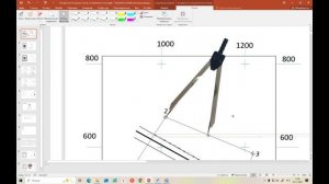 Построение контурных точек. Составление плана 5 точек