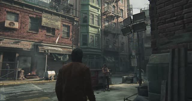 2 The Last of Us Part I-Одни из нас Часть I карантинная зона-трущобы