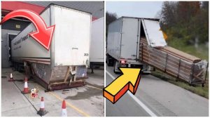 Неудачные и необычные случаи на дороге с дальнобойщиками и грузовиками №37