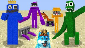 МОД НА ВСЕ ВИДЫ РАДУЖНЫХ ДРУЗЕЙ В МАЙНКРАФТ ПЕ, Minecraft pe mod rainbow friends 2