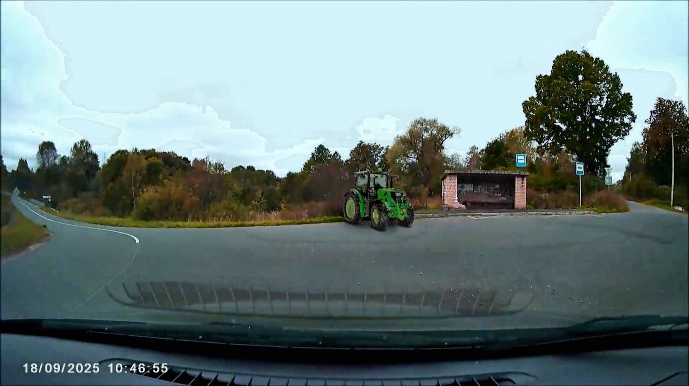 Поворот с трассы