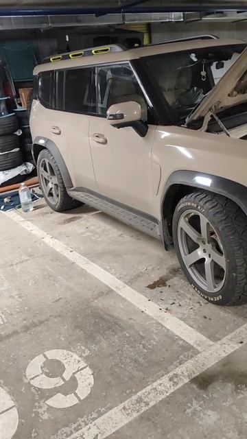 Jetour T2 подключение габаритов в пластиковые накладки крыльев. смотреть онлайн