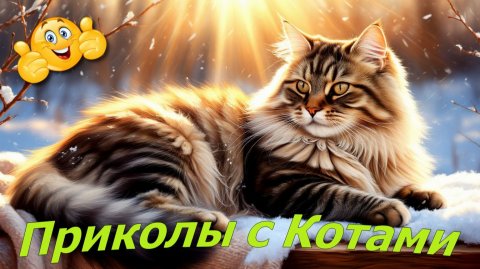 Приколы с Котами С ОЗВУЧКОЙ Смешные коты и собаки СМЕШНЫЕ ЖИВОТНЫЕ