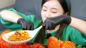 Giant Octopus Seafood Jjamppong Recipe Mukbang ASMR