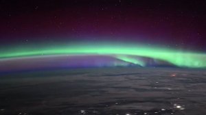 Впечатляющие кадры полярного сияния, снятые с борта МКС