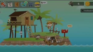 моё первое видео играю в The fisher cat