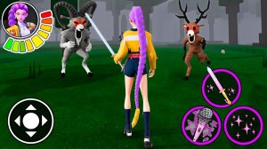 Играем за Руми из Охотников на демонов в анимации «99 ночей в лесу» в Roblox! Анимация Роблокс