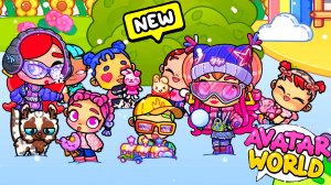 СУПЕР СНЕГ ❄️ ИГРЫ и УКОЛЫ 💉 в ПОПЕЦ 🤣 /♥️AVATAR WORLD НОВИНКА!!! ОБНОВЛЕНИЕ♥️