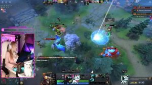 девушка стрим общение DOTA2 CS2