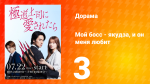 Мой босс - якудза, и он меня любит 3 серия