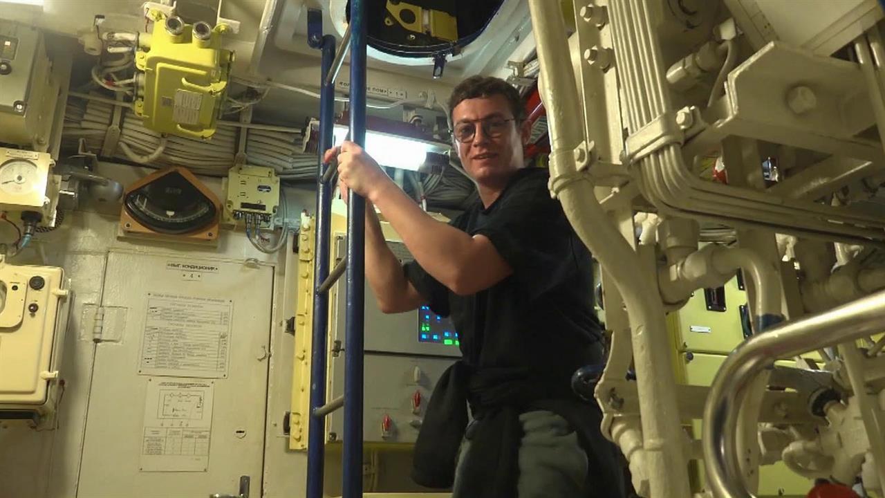 Никита Кологривый в Мурманской области посетил подлодку "Новомосковск".